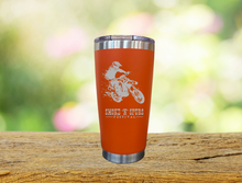 Load image into Gallery viewer, Previously purchased ticket  ADULT Engraved Cup ORANGE Smokes ‘N’ Spurs ticket and cup FREE PERSONALIZATION
