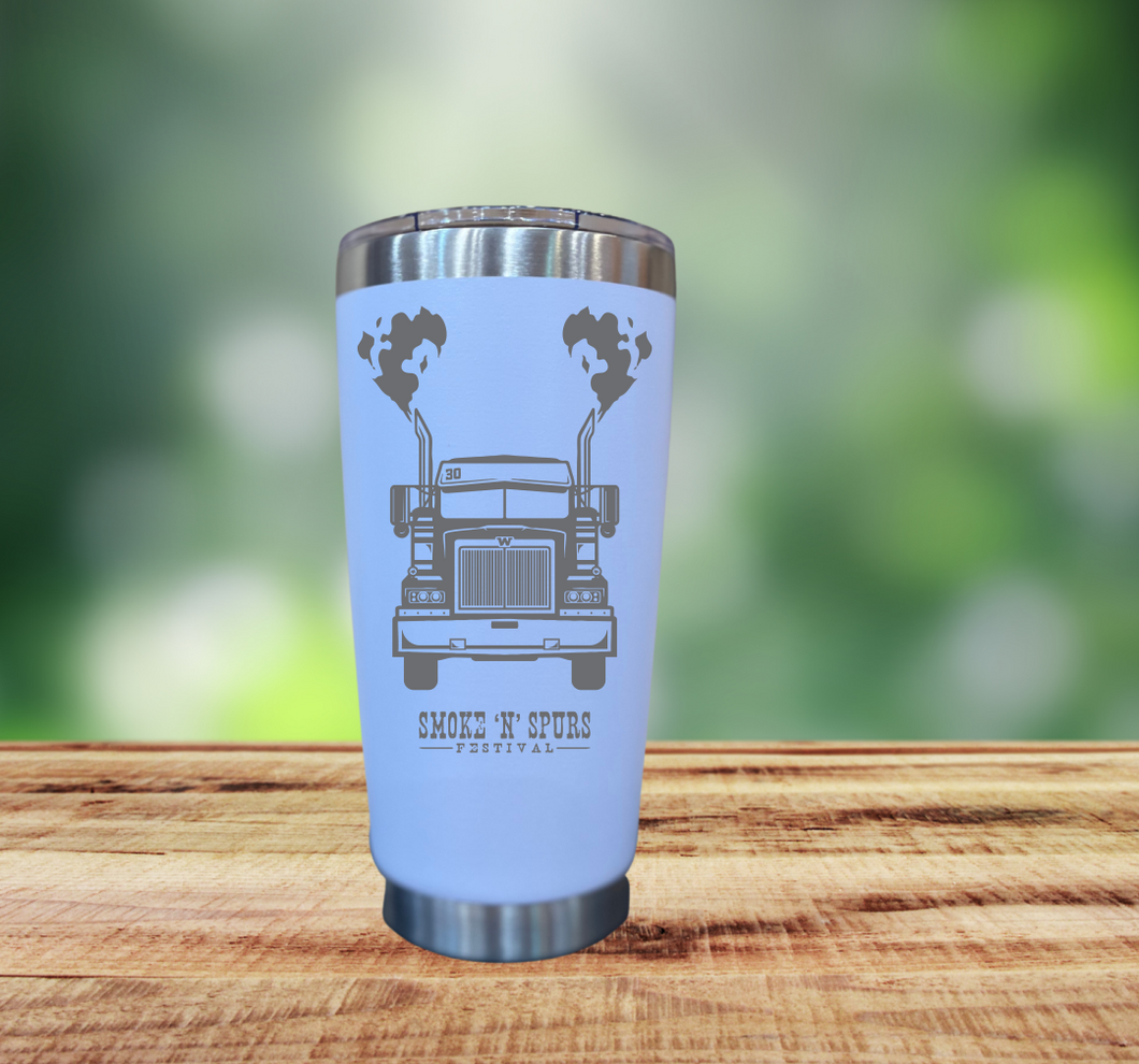 Ticket and Tumbler deal! Engraved cup! Smokes ‘N’ Spurs get Free Personalization