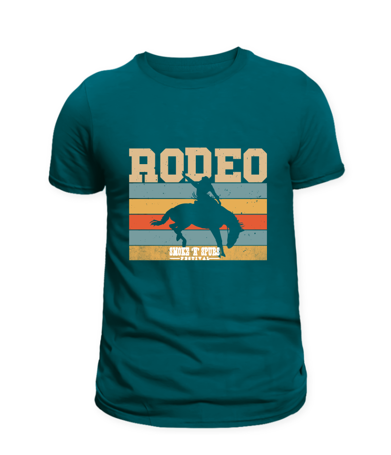 Vintage Rodeo T shirts Smoke 'N' Spurs
